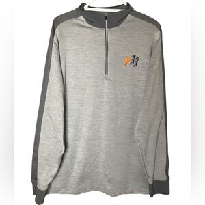 Nike Golf Dri Fit Men’s Gray 1/4 Zip Pullover size XL